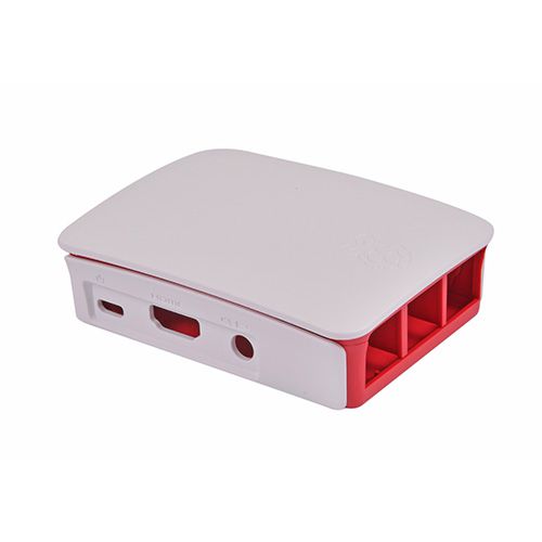 Raspberry Caja Para Raspberry Pi 3 Oficial Rojo Y Blanco